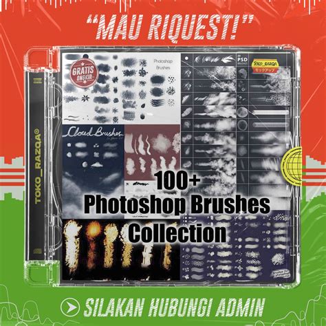 Jual 100+ Photoshop Brushes Collection For Photoshop PS BRUSHES ...