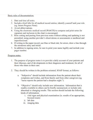 Image result for Discharge Progress Note Example