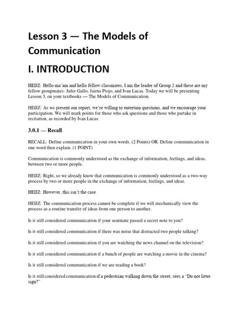 Image result for Communication Models Lecture