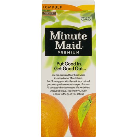 Minute Maid Low Acid Orange Juice Nutrition Facts – Besto Blog