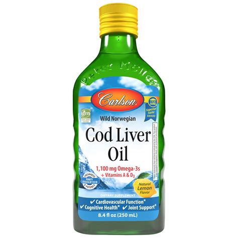 Carlson Cod Liver Oil | Sustainably Sourced | #1 Cod Liver Oil in the US