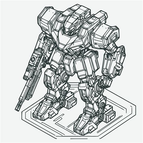 Robot Line Art 的图像结果