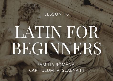 Rezultat imagine pentru Latin Tutorial for Beginners