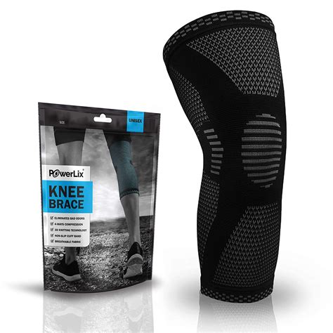 PowerLix Compression Knee Sleeve - Best Knee Brace for Men Women – Knee ...