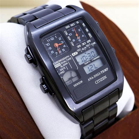 CITIZEN Ana Digi Temp Watch Rare 2209 [Working, New B… - Gem