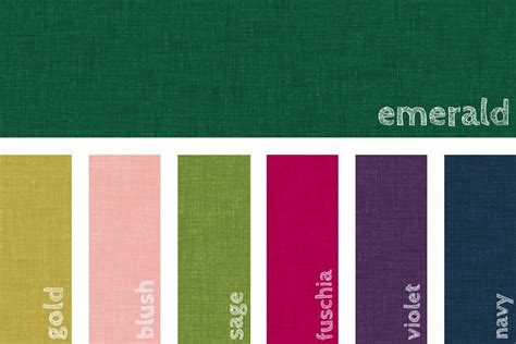 what colour goes with emerald green bedroom