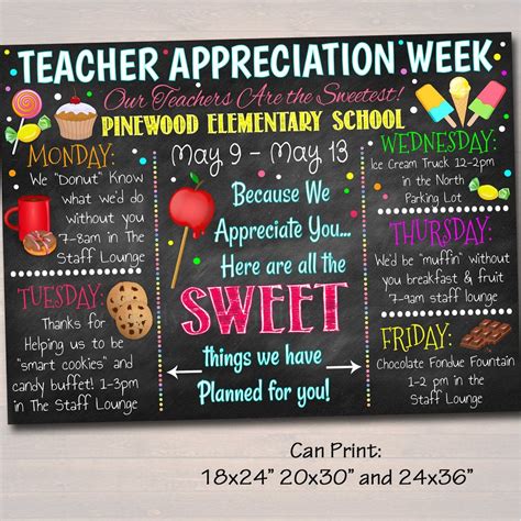 Teacher Appreciation Week Ideas Themes