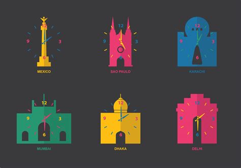 Time Zone Vector 的图像结果