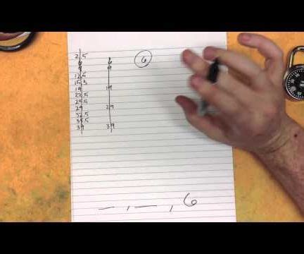 Combination Lock Decoder 的图像结果