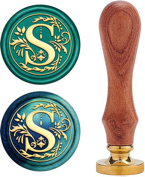 S Wax Seal Stamp Initial Alphabet Letter S Sealing Wax Stamp Medieval ...
