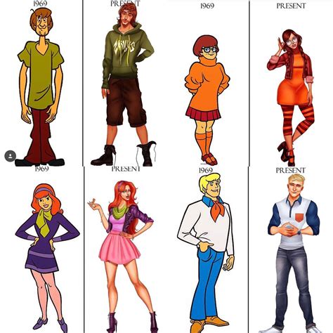Scooby Doo Reimagined | Scooby doo human, Be cool scooby doo characters ...