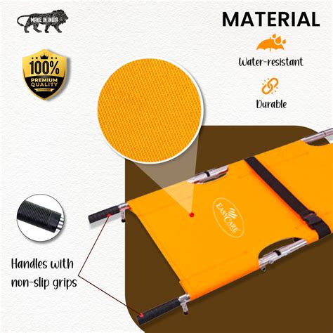 Foldable Soft Stretcher | Emergency Patient Transport with Safety Belt ...