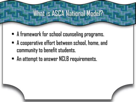 Image result for ASCA Model Explained