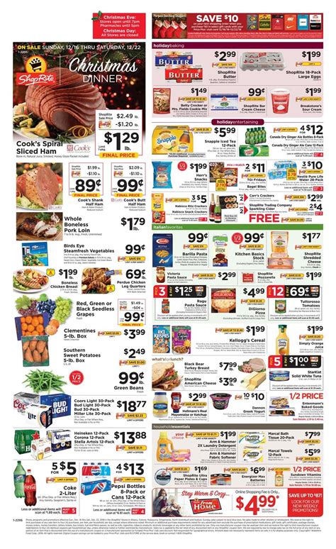 Explore latest Shoprite Weekly ad Flyer December 16 – 22, 2018 ...