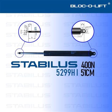 Jual STABILUS 5299HI 400NEWTON GAS SPRING HIDROLIK SHOC BAGASI - Kab ...
