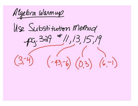 Using the Elimination Method in Mat 的图像结果