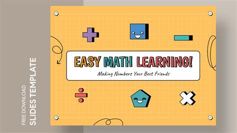 Math Presentation Free Google Slides & PowerPoint Template - gdoc.io