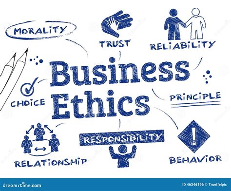 Business Ethics stock illustration. Illustration of corporate - 46346196