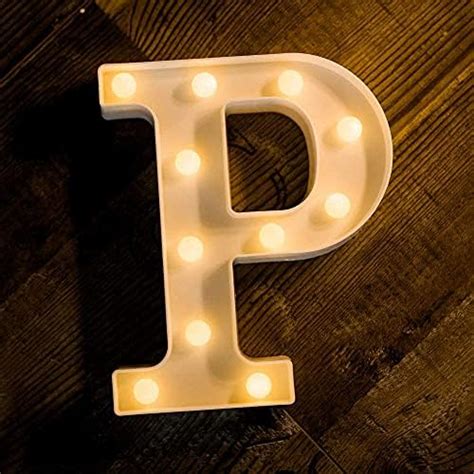 Buy SATYAM KRAFT 1 Pcs Marquee Alphabet Letter LED Light | Decorative ...