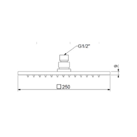 American Standard Single Flow Overhead Showers FFASS038-000500BC0 ...