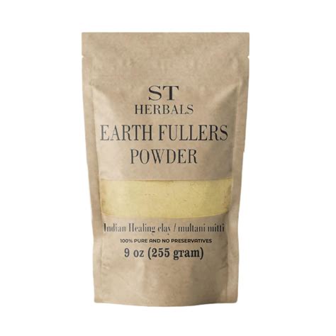 ST Herbals Fullers Earth Powder 255g | 9oz | Fuller's Earth Powder ...