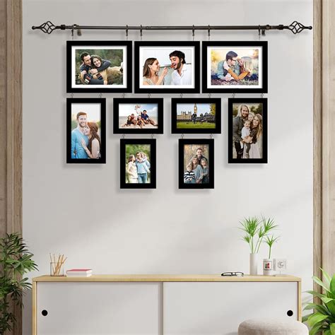 Art Street Set of 9 Chandelier Photo Frame For Wall Decoartion With Ha ...