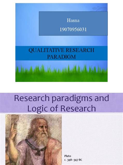 Qualitative Research Paradigm - 13 Sep 19 | PDF | Reality | Paradigm
