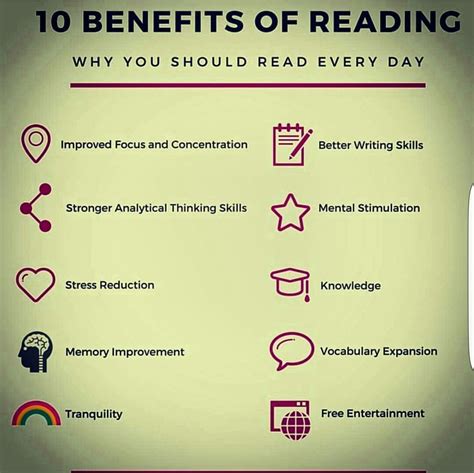 Reading Benefits | Reading benefits, Books to read, Reading