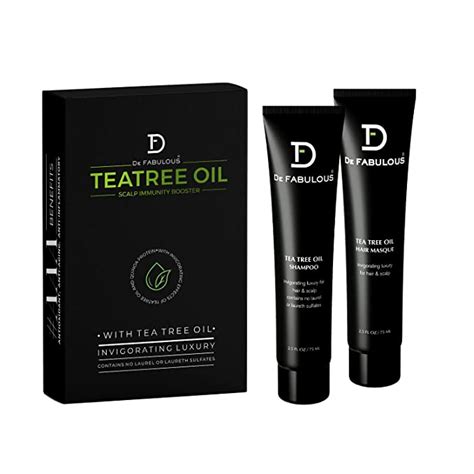 Buy De Fabulous Tea Tree Oil Shampoo & Masque 75ml - Travel Pack of 2 ...