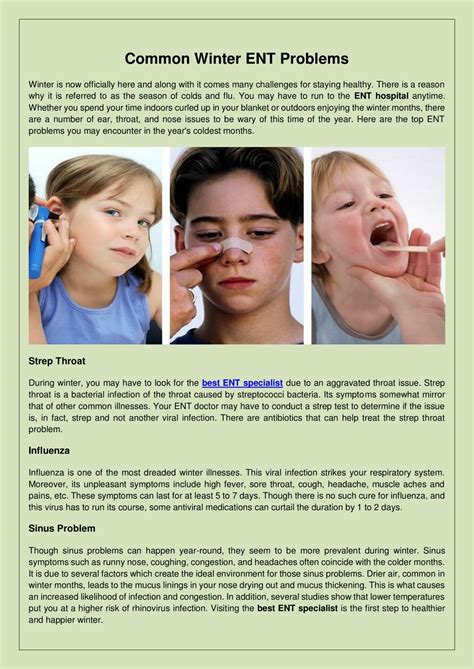 Rezultat imagine pentru ENT Problems