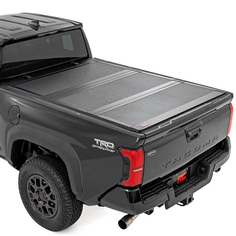 Rough Country Hard Tri-Fold Truck Bed Tonneau Cover for Toyota Tacoma ...
