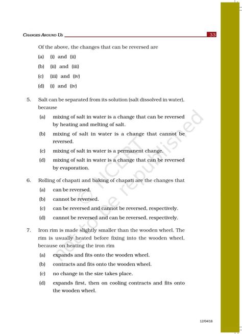 Image result for CBSE Class 6 Science Chapter Changes around Us