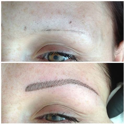 Image result for Microblading Brows with No Shape