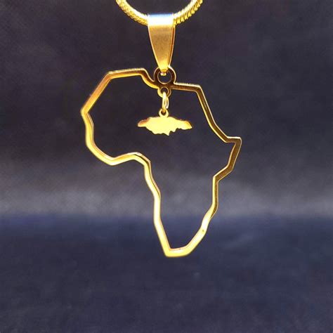 Jamaica In Africa Necklace – Afroodrip