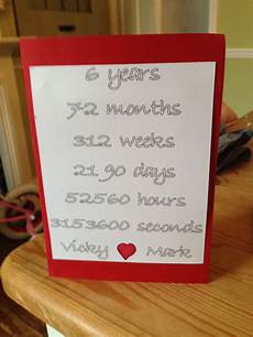 6 Year Wedding Anniversary Gift Ideas by 6 Year Anniversary Card 6th Wedding Anniversary Second 6 Year Wedding Anniversary Gift Ideas