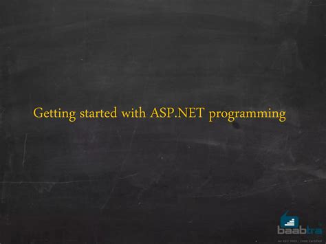 Asp.net Tutorial 1 的图像结果