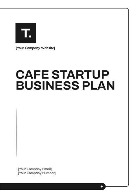 Free Cafe Startup Business Plan Template to Edit Online