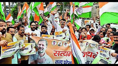 Supreme Court: State Congress Celebrates As Sc Stays Rahul’s Conviction ...