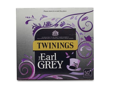 Twinings Earl Grey Tea 4 boxes, 50 Envelope tea bags per box - The ...