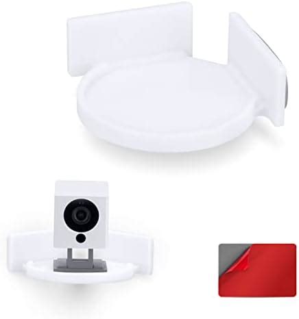 Brainwavz Mini Circular Corner Shelf Mount for Security Cameras, Baby ...