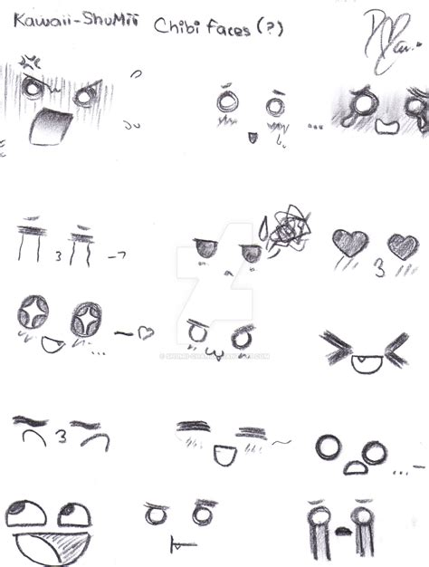 Image result for Chibi Face Drawing