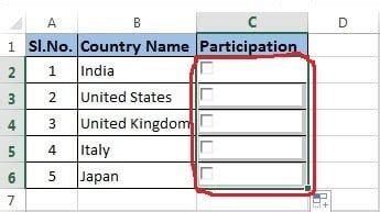 Image result for Multiple Checkbox Excel VBA