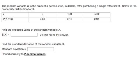Image result for Random Variable Raffle Example