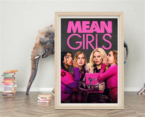 Mean Girls Movie Poster Mean Girls 2024 Poster High Quality Canvas ...