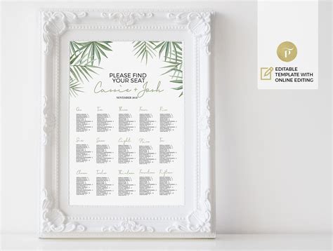 Image result for Speed Dating Seating Chart Template