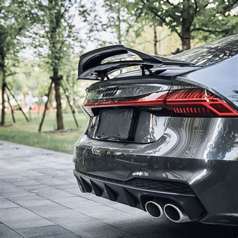 Audi RS7 (C8) BCTXE Carbon Fibre Rear Trunk Spoiler Ver.2