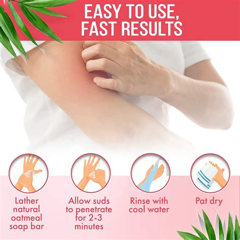 Calming Calamine Soap Bar for Itchy Skin - Natural Instant Relief for Bug Bites, Eczema, Poison ...