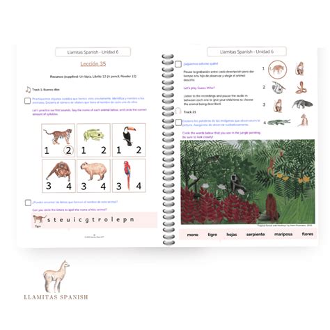 La Selva: Jungle Lessons in Spanish - Llamitas Spanish.com