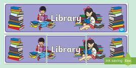 School Library Rules Display Pack | Primary School Resources