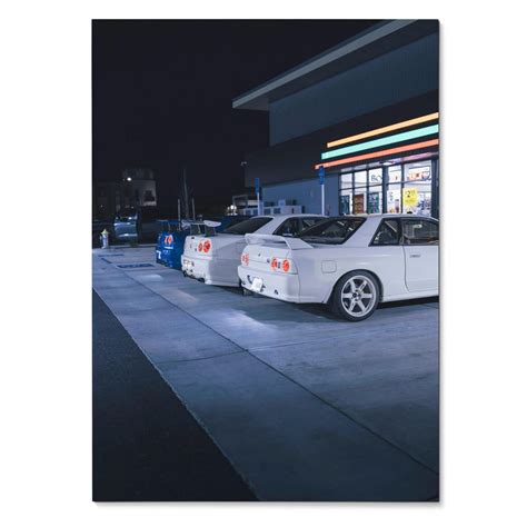 Buy Nissan GTR R32 and R34 Skyline Automotive Car Poster #005 - High ...